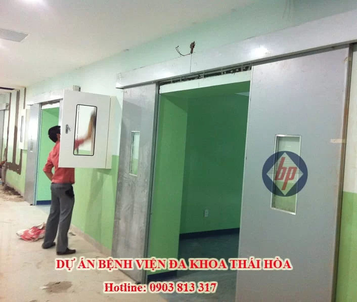 Cửa kính tự động Nabco tại bệnh viện