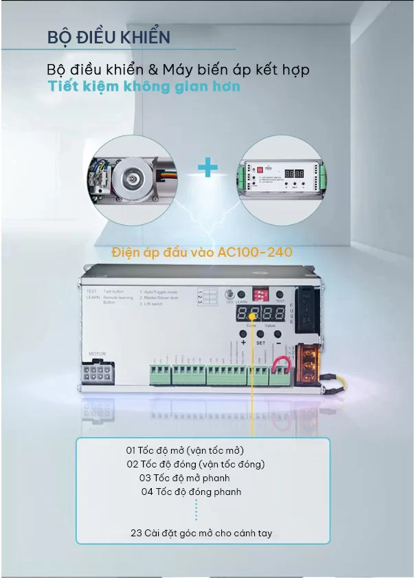 Bộ điều khiển cửa Doortec SW200