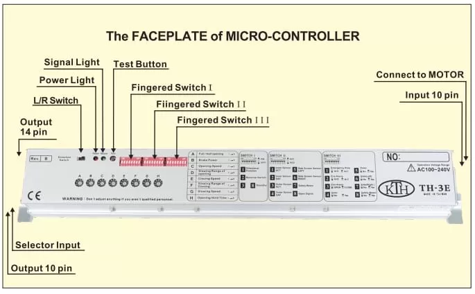 Bộ điều khiển cửa KTH TH3