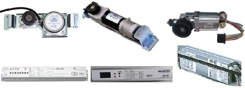 Bộ điều khiển và động cơ cửa tự động