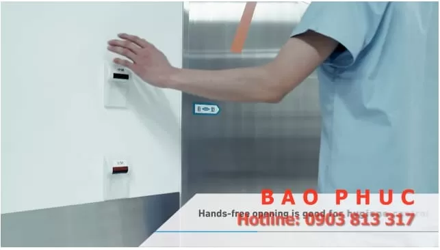 Cảm biến cửa bệnh viện