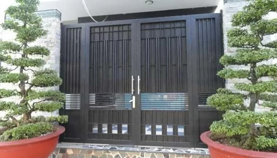 Cổng mở 4 cánh tự động