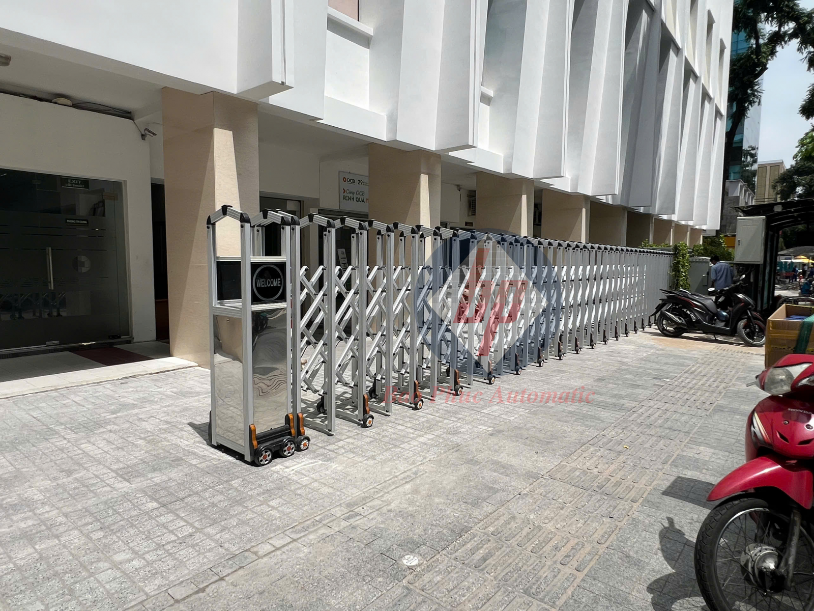 Cổng Xếp Tự Động đã thi công 02