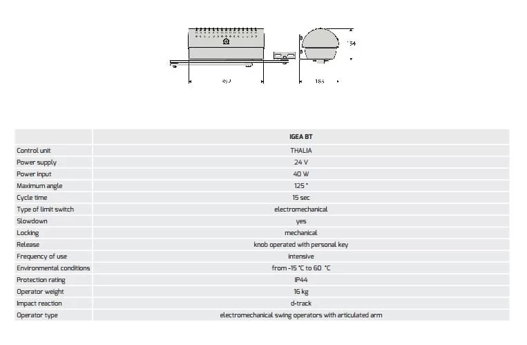 Cổng tự động IGEA BT