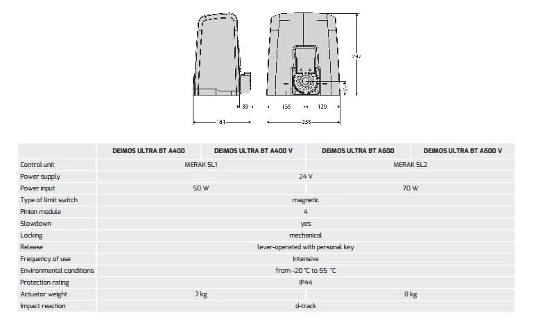 Cổng trượt tự động DEIMOS