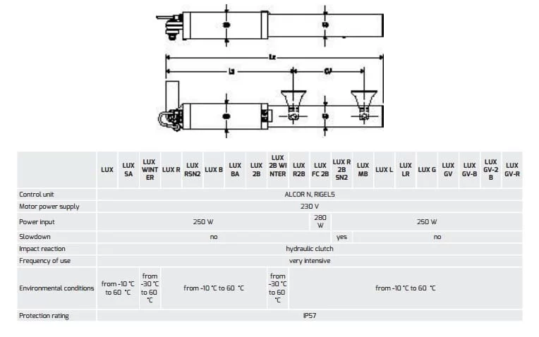 Cổng mở cánh tự động LUX - BT
