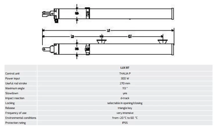 Cổng mở cánh tự động LUX