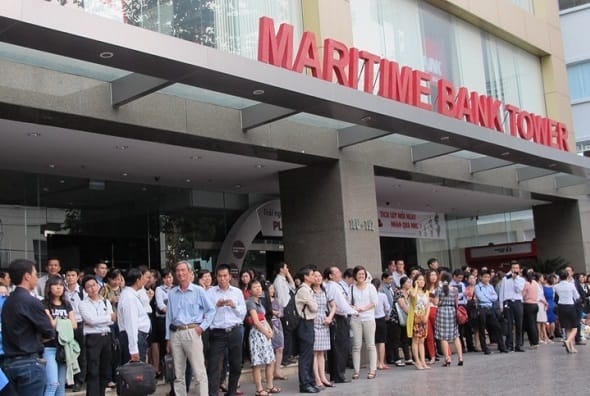Hệ thống cửa cổng tự động ngân hàng Maritime Bank