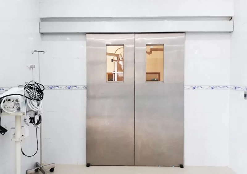 Cửa tự động phòng mổ inox