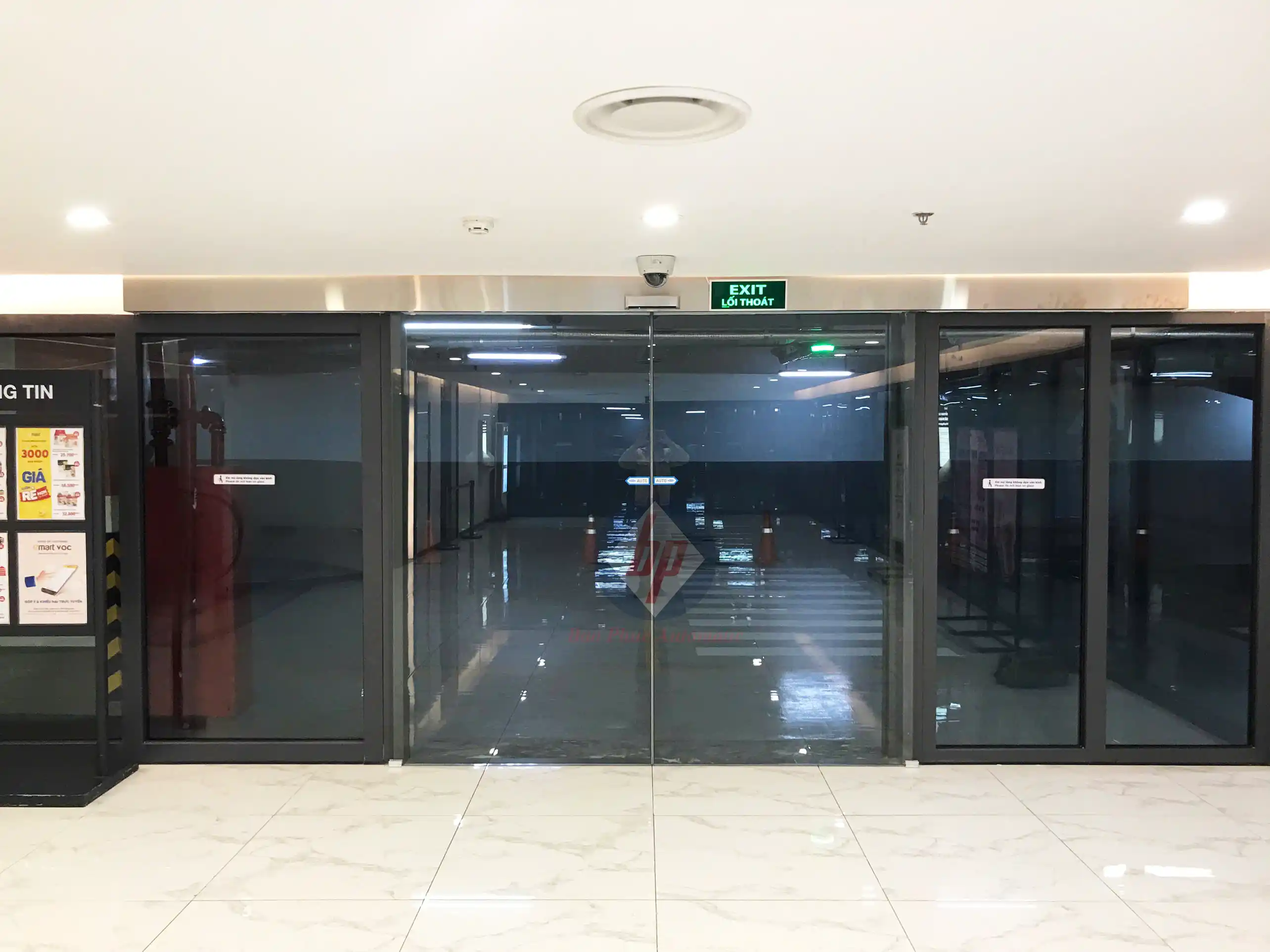 Cửa tự động được ứng dụng rộng rãi