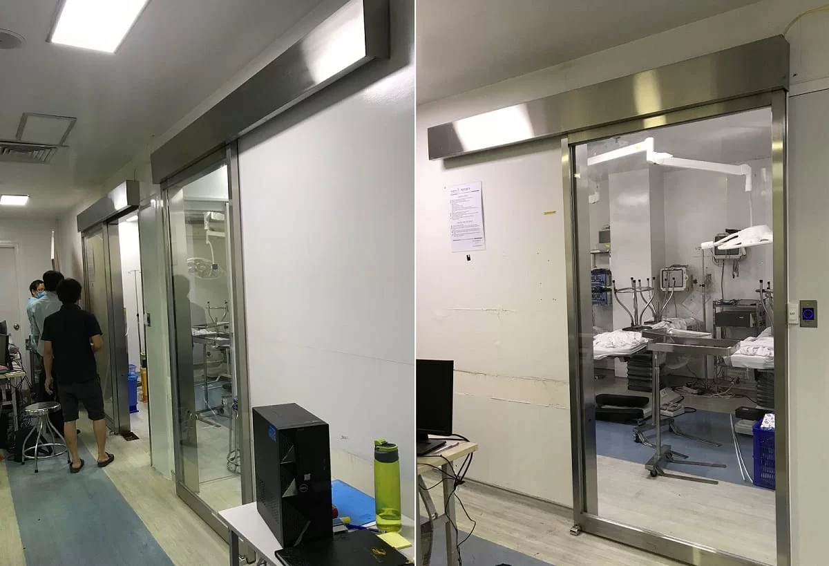 Cửa tự động Bệnh viện Thẩm mỹ Kangnam