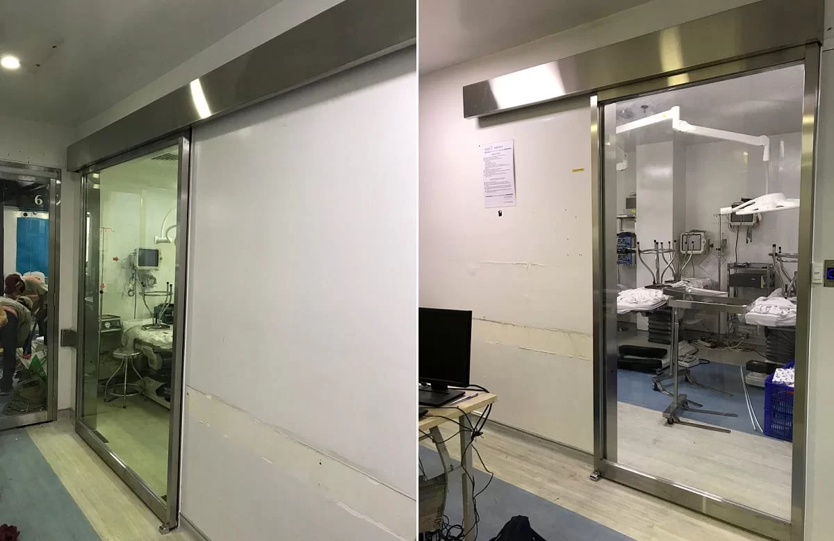 Cửa phòng mổ Bệnh viện Thẩm mỹ Kangnam