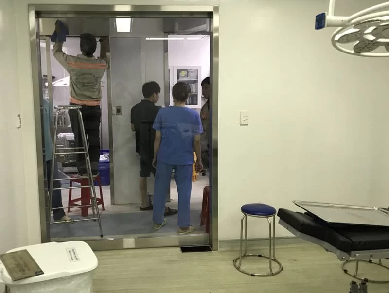 Cửa mở tự động SW-2 tại Kangnam