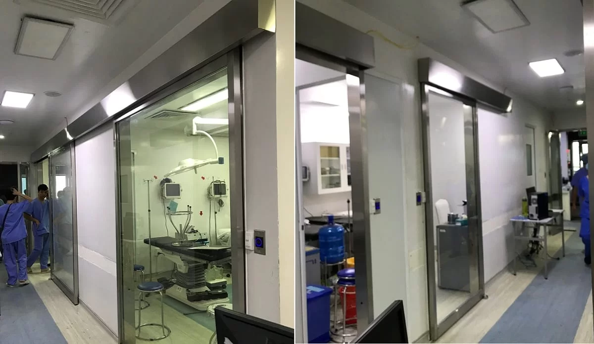Cửa tự động bệnh viện thẩm mỹ Kangnam