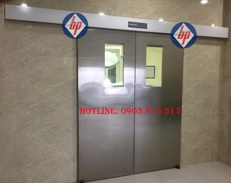 Cửa inox bệnh viện 2 cánh