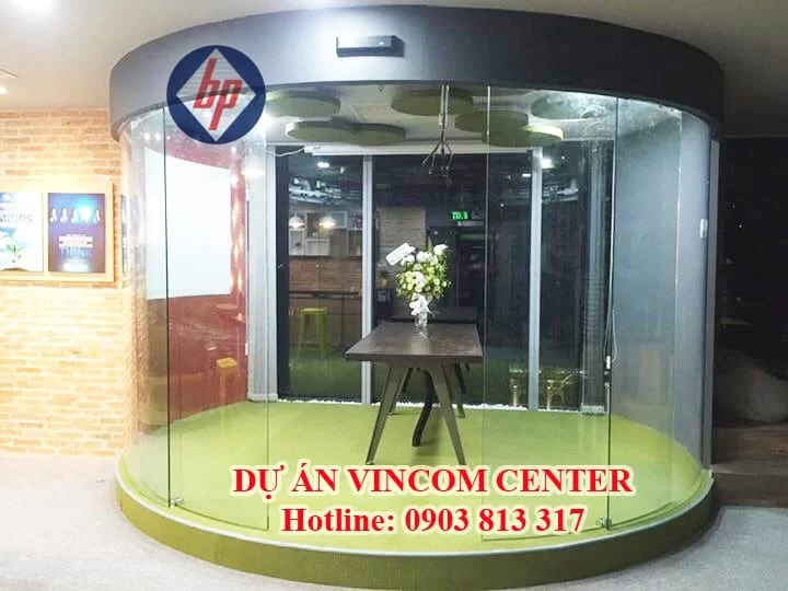 Dự án Cửa Xoay Tự Động Vincom Center