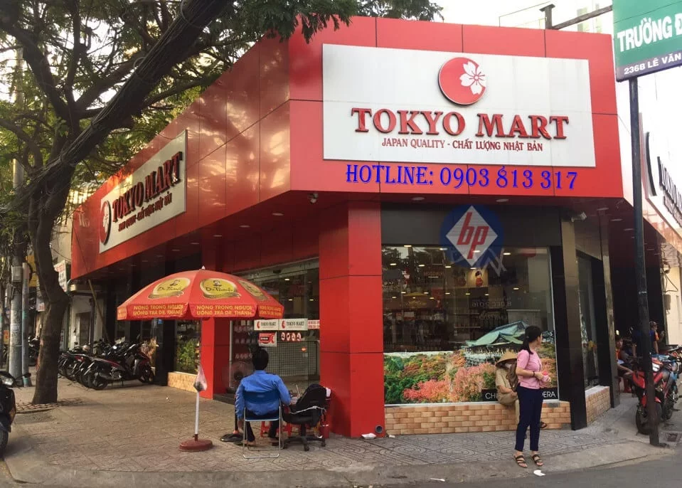 Cửa tự động siêu thị TokyoMart