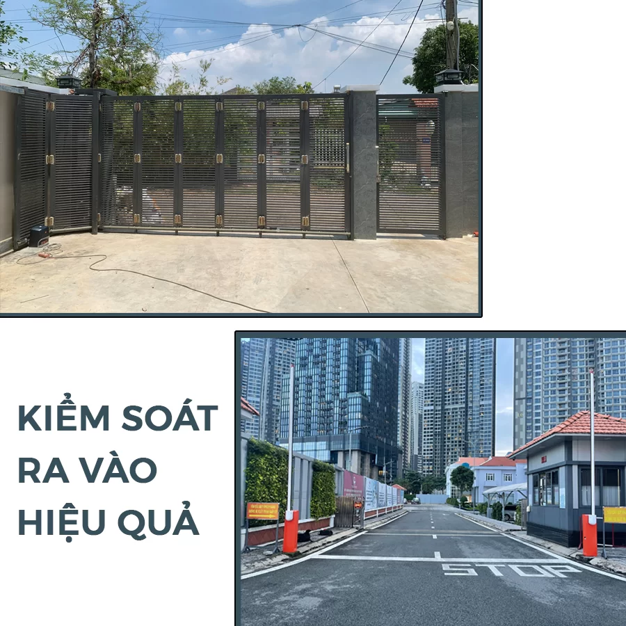 Kiểm soát ra vào bãi đỗ xe hiệu quả
