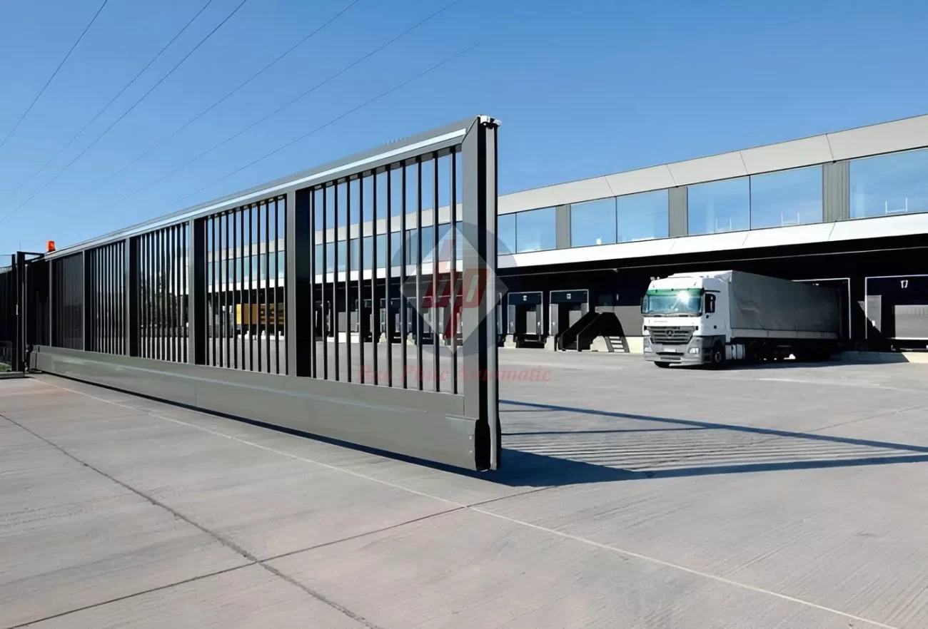 Mẫu Cổng Trượt Không Ray 01