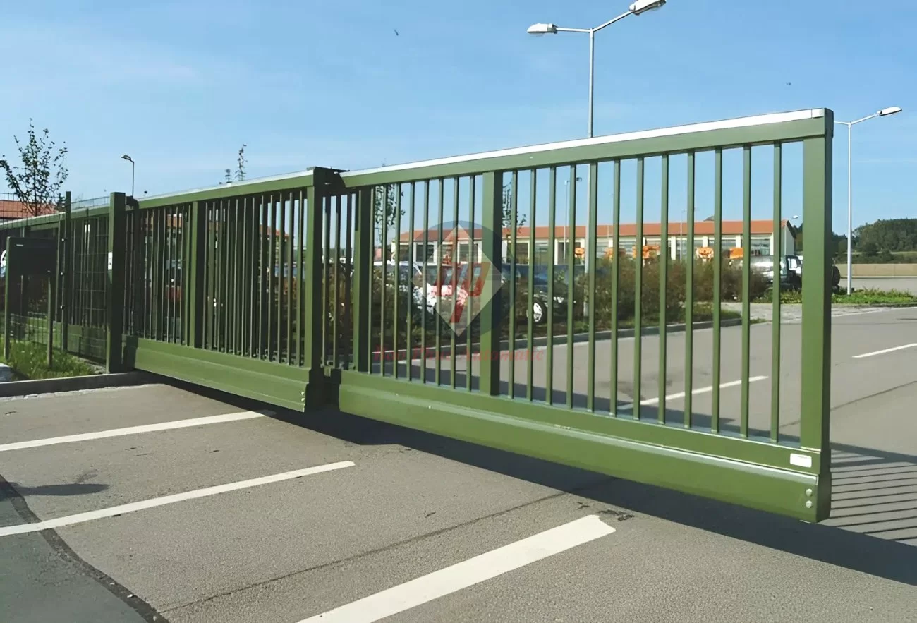 Mẫu Cổng Trượt Không Ray 02