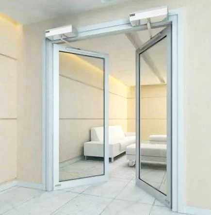 Mẫu cửa mở 2 cánh tự động