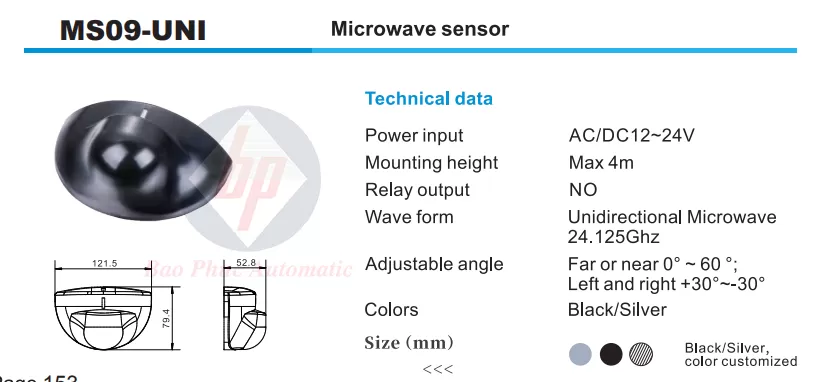 Cảm biến MS09-UNI