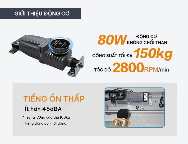 Motor cửa doortec hh115