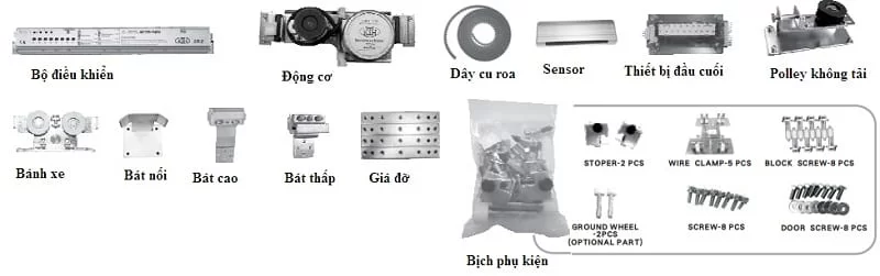 Phụ kiện cửa tự động KTH TH-3