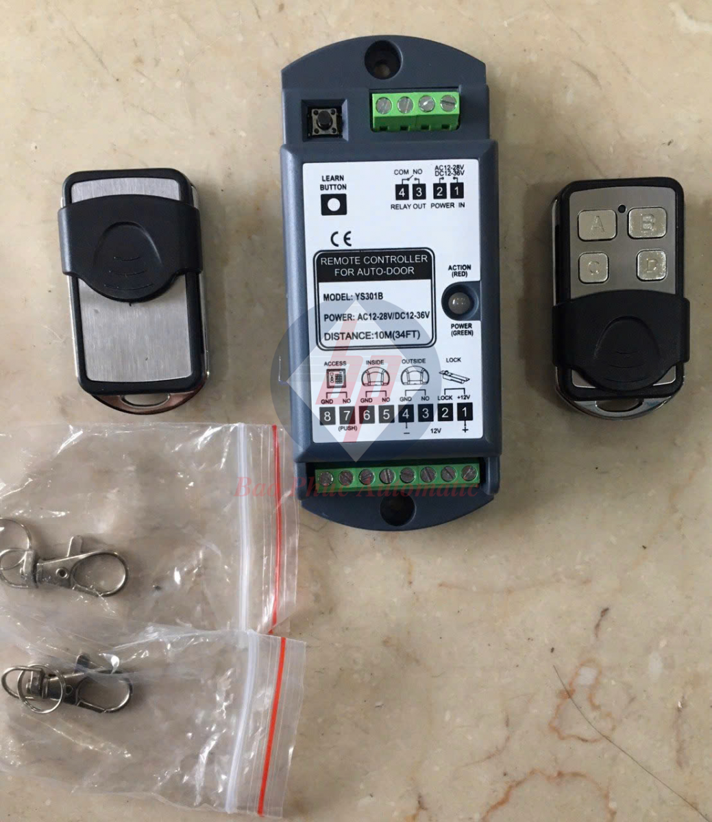  bộ diều khiển từ xa bao gồm: 1 thu + 2 remote