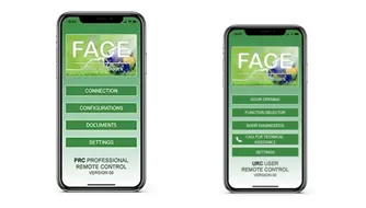 URC & PRC APP hệ thống điều khiển cửa tự động