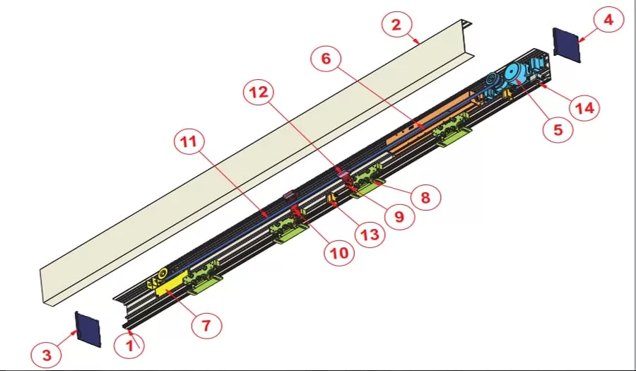 Bản vẽ kỹ thuật cửa KTH TH3