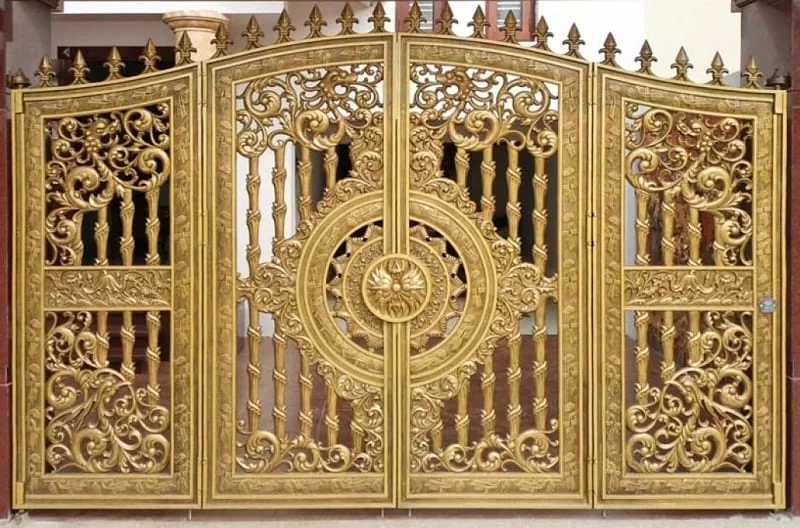 Mẫu cổng nhôm biệt thự