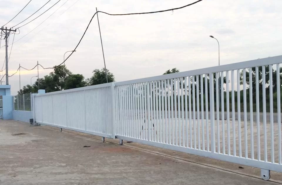 Cổng trượt xếp lớp khu công nghiệp
