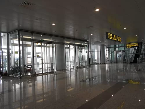 cửa tự động Nabco sân bay Nội Bài