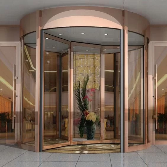 cửa tự động xoay tròn