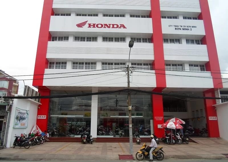 Cửa trượt tự động NABCO – Showroom Honda Sơn Minh 2