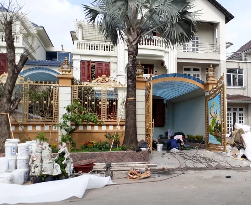 cổng tự động biệt thự Bình Dương