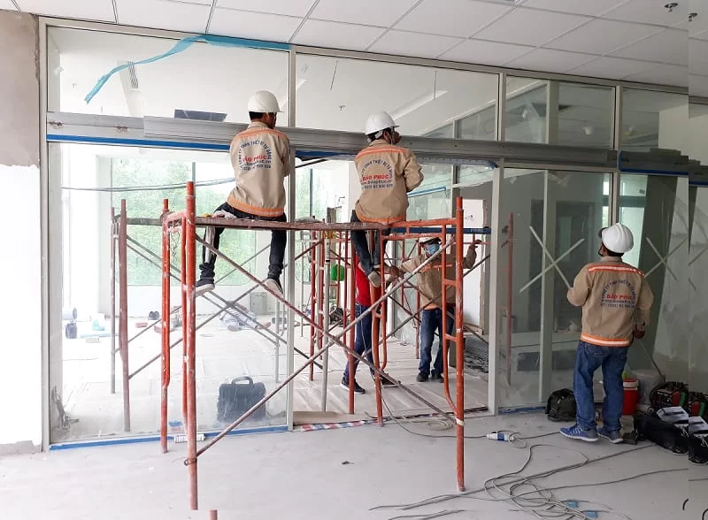 Thi công lắp đặt cửa tự động bệnh viện