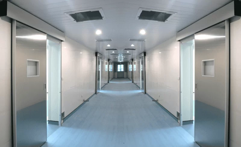 Cửa kính khí bệnh viện