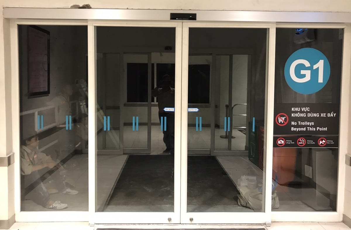 Cửa trượt - cửa mở - cửa xếp lớp tự động Nabco