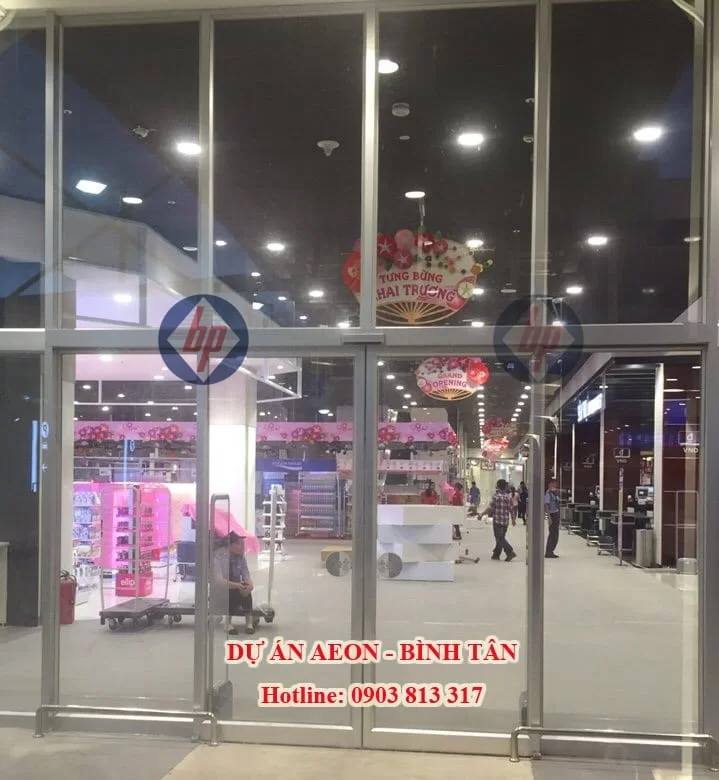 Dự Án Cửa Tự Động AEON Bình Tân