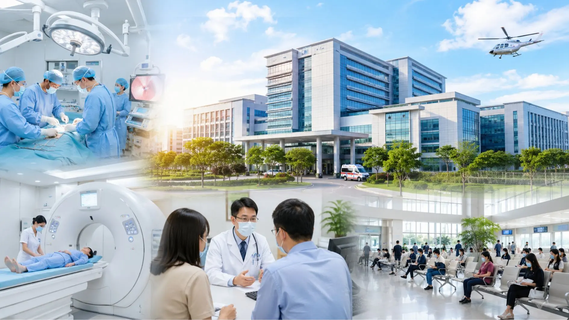 Cửa tự động bệnh viện Quốc tế Mỹ