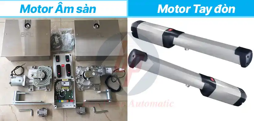 Motor BFT chính hãng của Ý dùng cho cổng tự động âm sàn và tay đòn