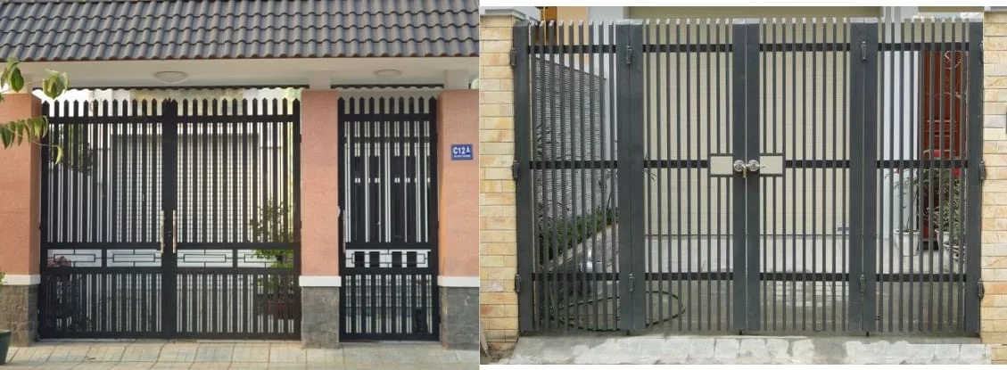mẫu cổng sắt tân cổ