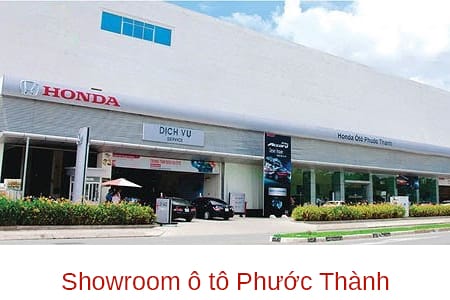 Showroom ô tô phước thành