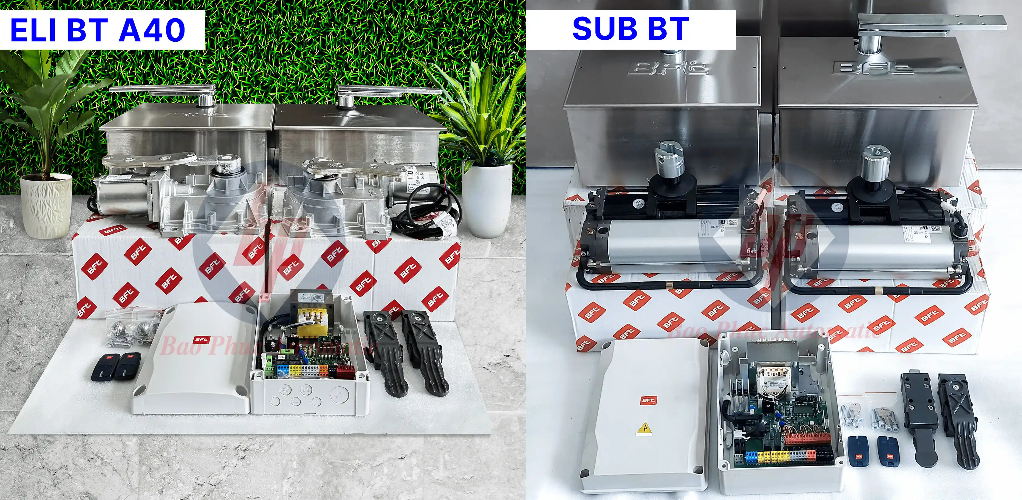 so sánh 2 dòng motor BFT Eli BT A40 và SUB BT