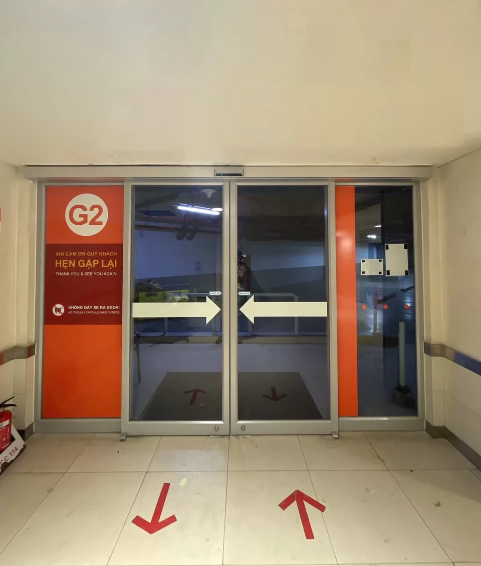 cửa tự động Nabco cho Aeon Mall Tân Phú