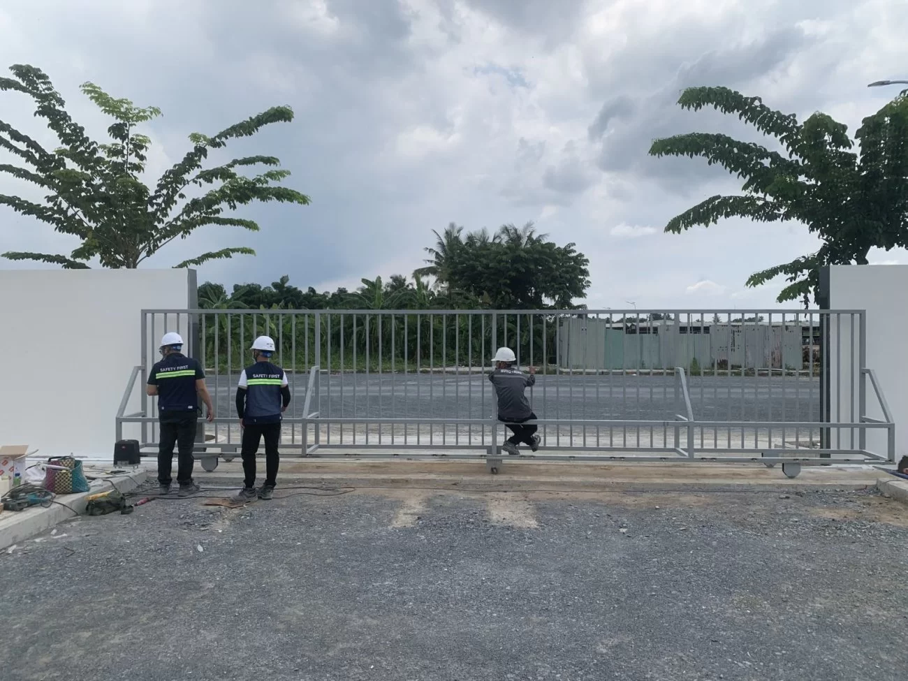 Cổng tự động giải pháp an ninh cho công ty