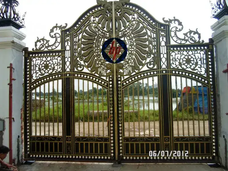 Motor cổng mở tự động âm sàn, tay đòn