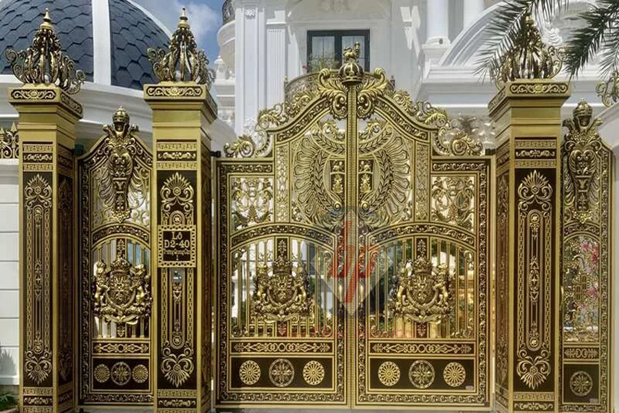 Motor cổng biệt thự nhôm đúc